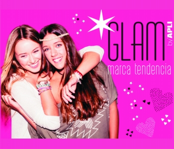 APLI GLAM Cuentas para crear pulseras, collares, cordones, figuras, etc.. Adhesivos brillantes para adornar tus objetos, ropa, calzado, pelo