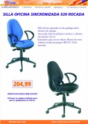 SILLA OFICINA SINCRO RD-939 ROCADA ahora 204,99